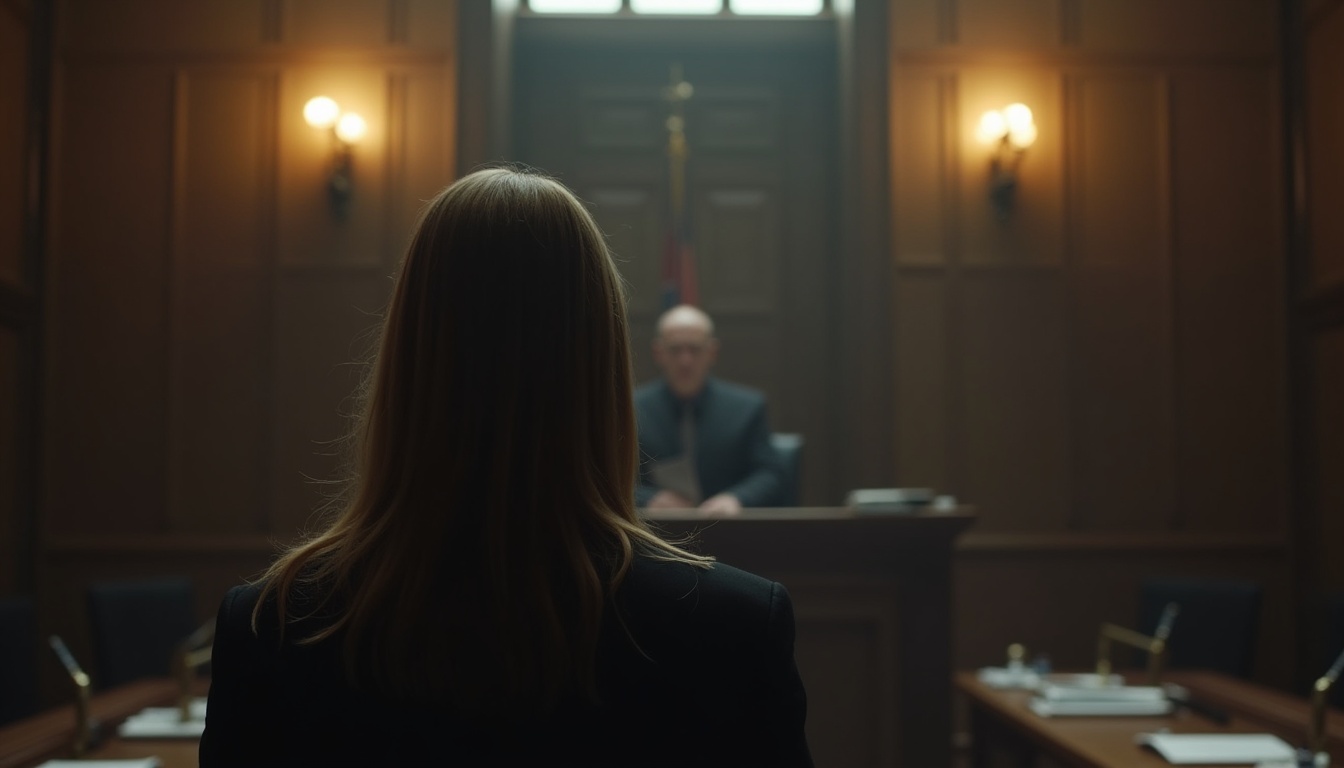 Escena fotorealista de investigación y consecuencias del caso en República Dominicana, con pistas ligadas a Abandono.