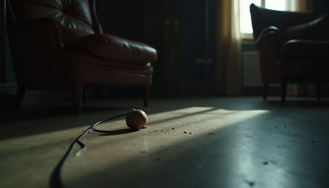 Escena fotorealista de investigación y consecuencias del caso en Otros países, con pistas ligadas a Dinero.