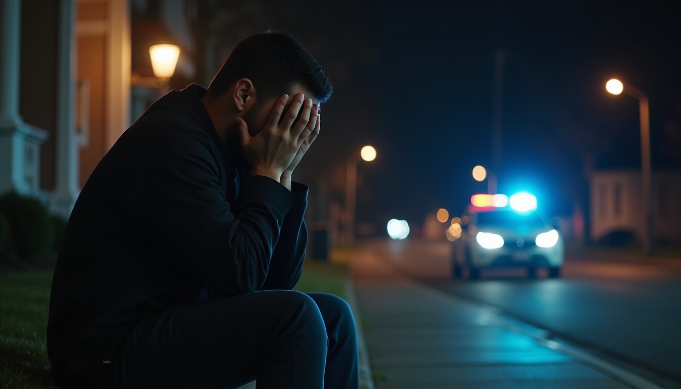 Escena fotorealista de investigación y consecuencias del caso en Estados Unidos, con pistas ligadas a un conflicto.