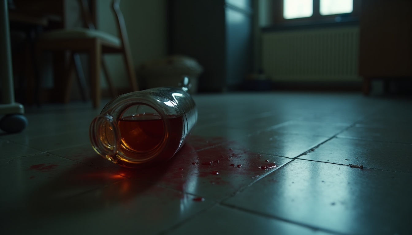 Escena fotorealista del contexto íntimo del caso en Otros países, con señales de un conflicto y Exparejas.