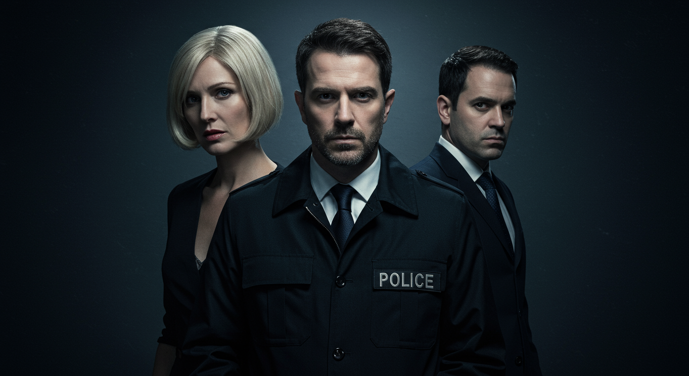 Escena fotorealista de investigación y consecuencias del caso en Argentina, con pistas ligadas a un conflicto.