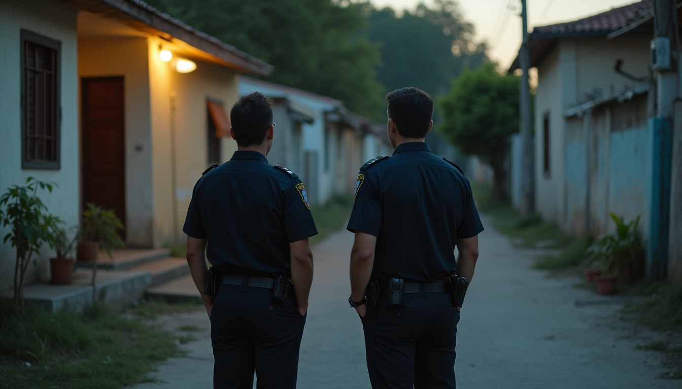 Escena fotorealista de investigación y consecuencias del caso en República Dominicana, con pistas ligadas a Poder.