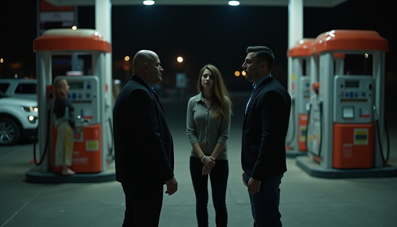 Escena fotorealista del contexto íntimo del caso en Argentina, con señales de un conflicto y Exparejas, Novios.