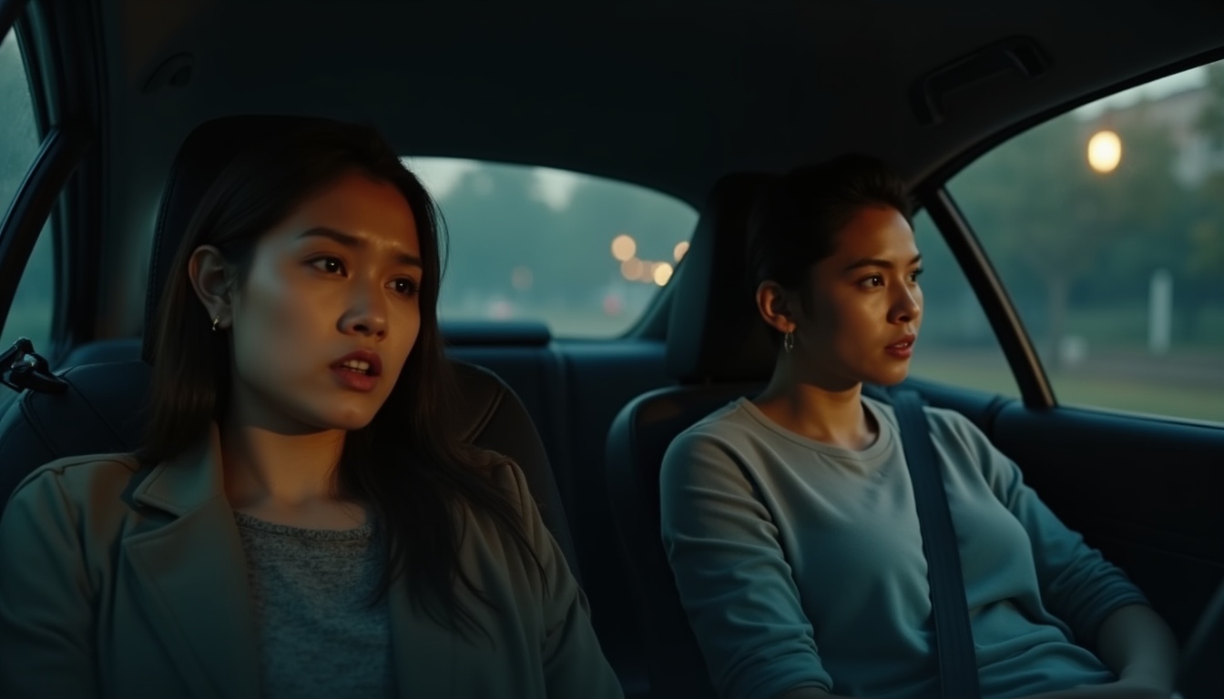 Escena fotorealista del contexto íntimo del caso en Otros países, con señales de Celos, Control y Exparejas, Novios.