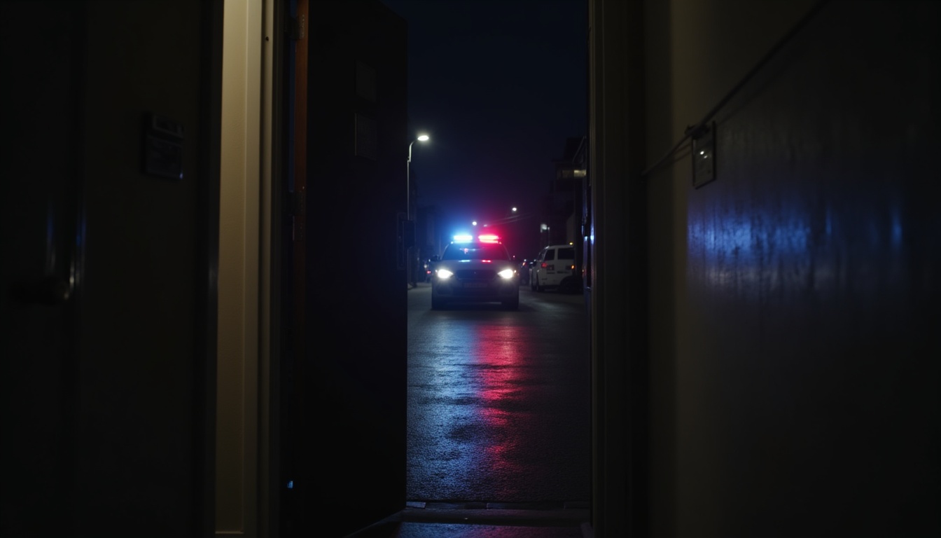 Escena fotorealista de investigación y consecuencias del caso en Estados Unidos, con pistas ligadas a Dinero.