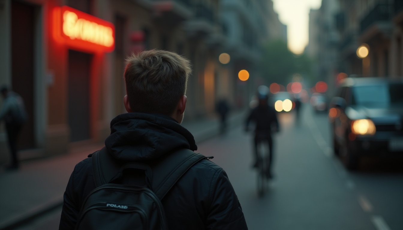 Escena fotorealista del contexto íntimo del caso en Argentina, con señales de Control y relaciones cercanas.