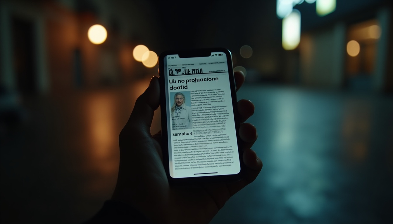 Escena fotorealista de investigación y consecuencias del caso en Argentina, con pistas ligadas a un conflicto.