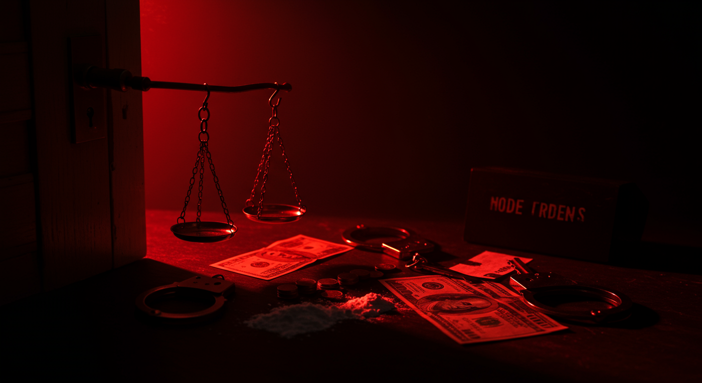 Escena editorial relacionada con el detonante del caso: Control, Poder, en un contexto de Esposos.