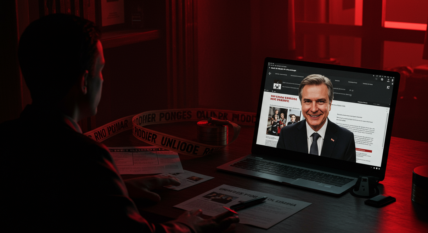 Escena editorial relacionada con el detonante del caso: Poder, en un contexto de relaciones cercanas.