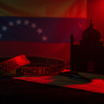 Ilustración simbólica de un crimen pasional en Argentina, ligado a Poder y relaciones cercanas.