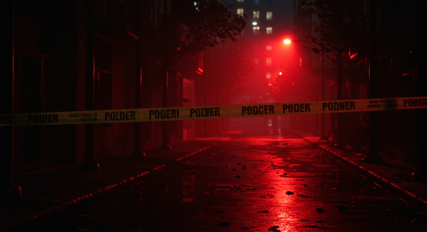 Ilustración simbólica de un crimen pasional en España, ligado a Poder y relaciones cercanas.