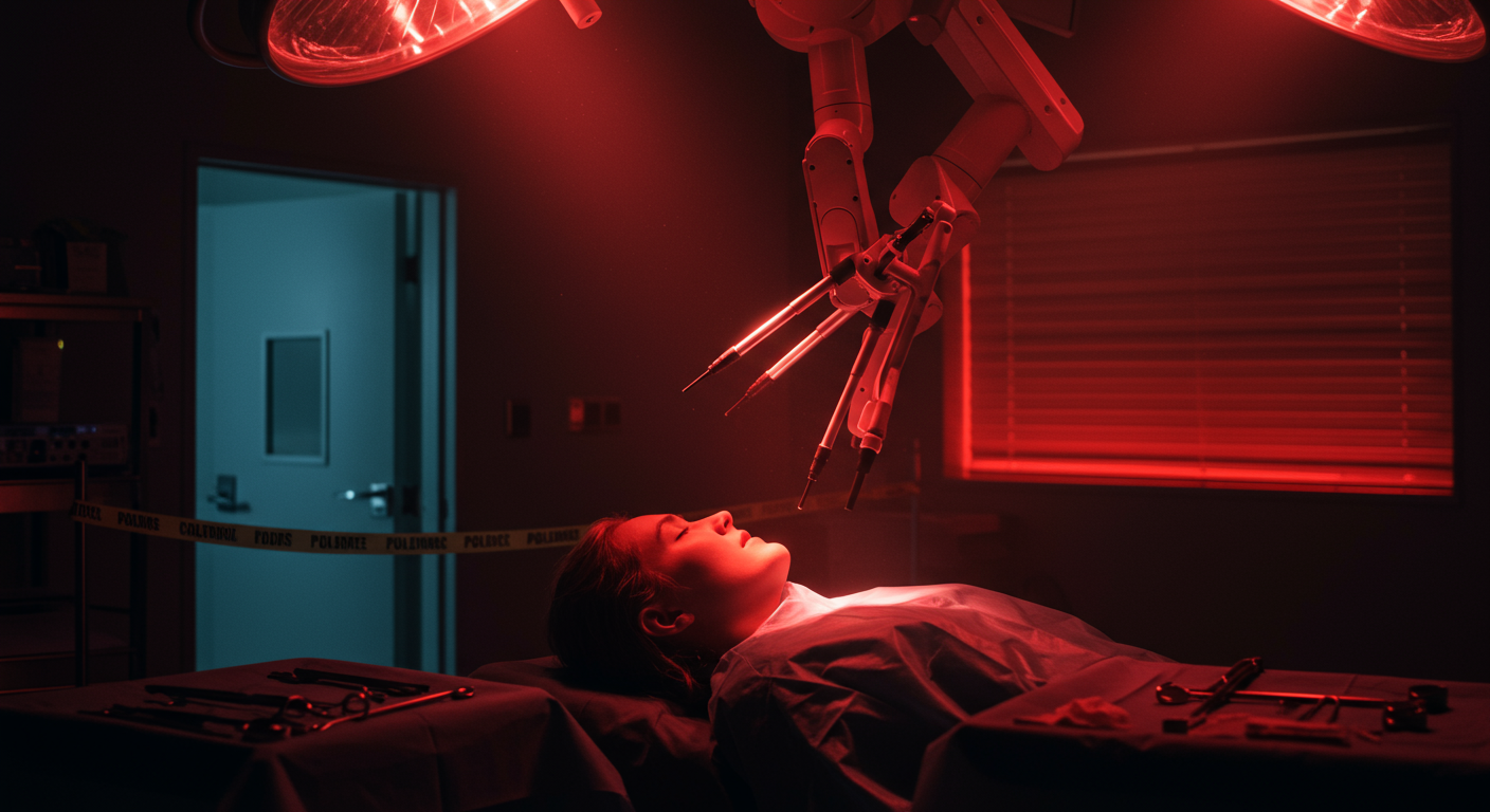 Escena fotorealista del contexto íntimo del caso en Estados Unidos, con señales de Control, Poder y relaciones cercanas.