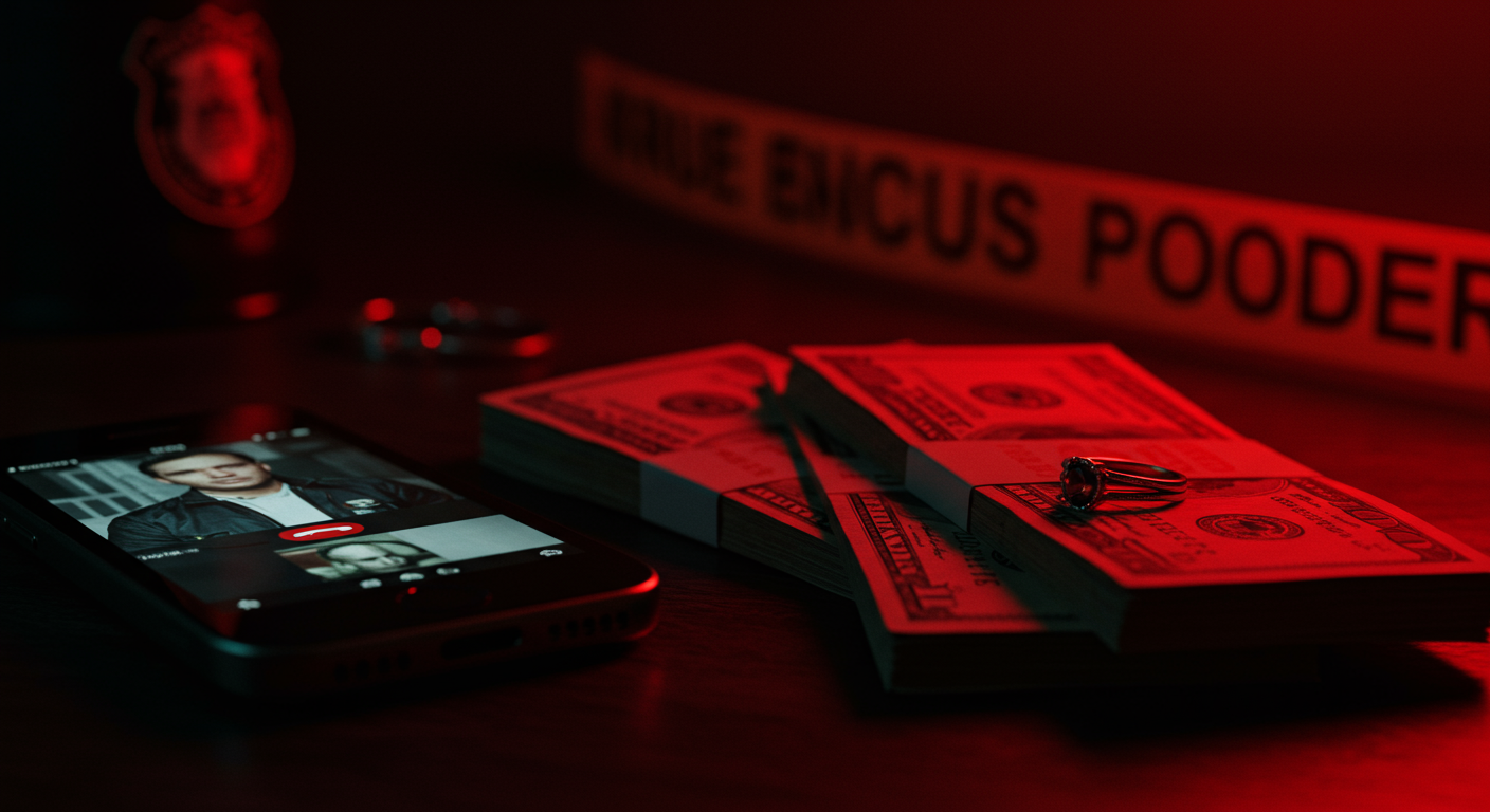 Escena editorial relacionada con el detonante del caso: Poder, en un contexto de relaciones cercanas.