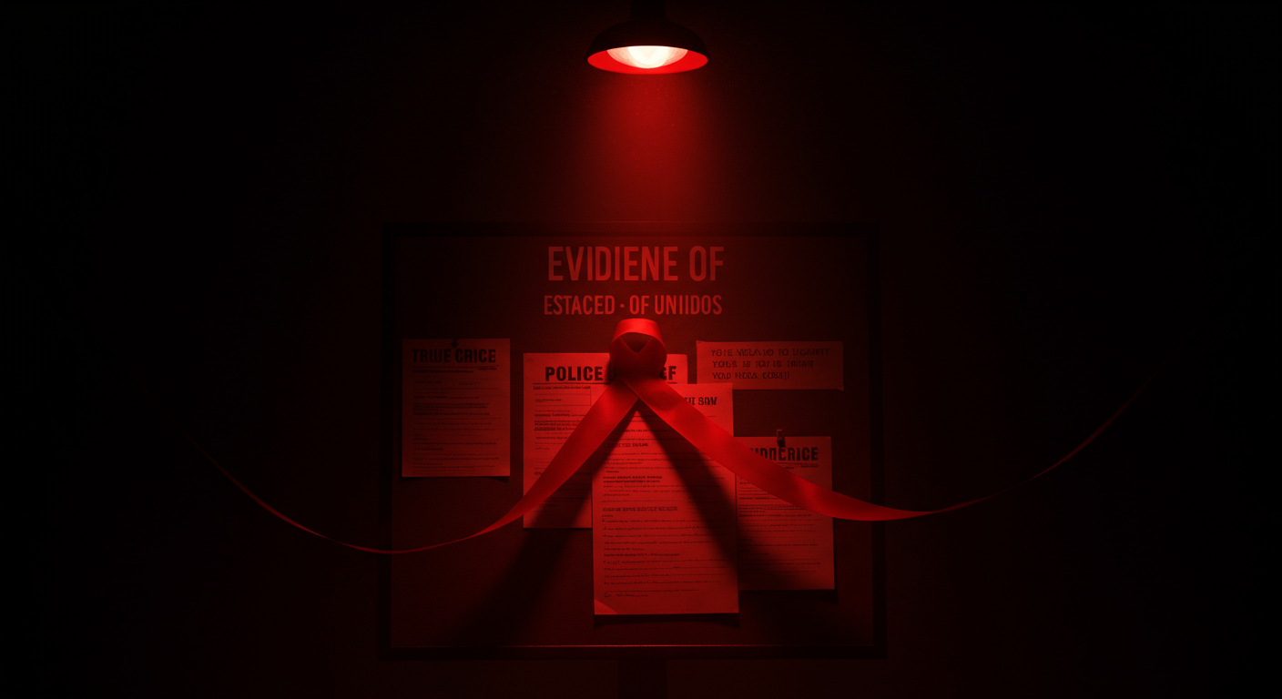 Ilustración noir sobre la investigación y consecuencias del caso en Estados Unidos, con señales de Poder.