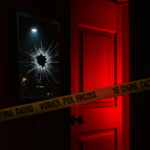 Ilustración simbólica de un crimen pasional en México, ligado a Control, Poder y relaciones cercanas.