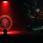 Ilustración simbólica de un crimen pasional en México, ligado a Poder y Esposos, Padres e Hijos.