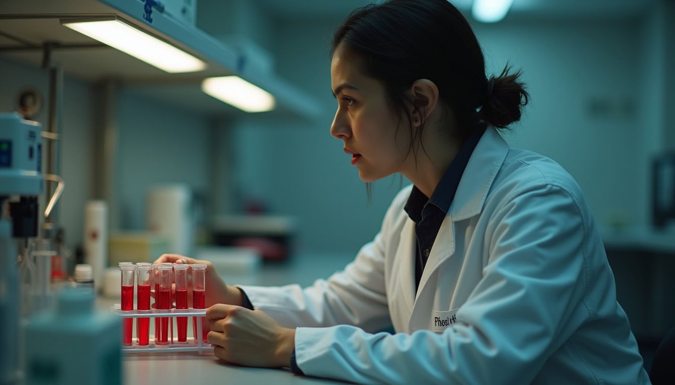 Escena fotorealista de investigación y consecuencias del caso en Argentina, con pistas ligadas a un conflicto.