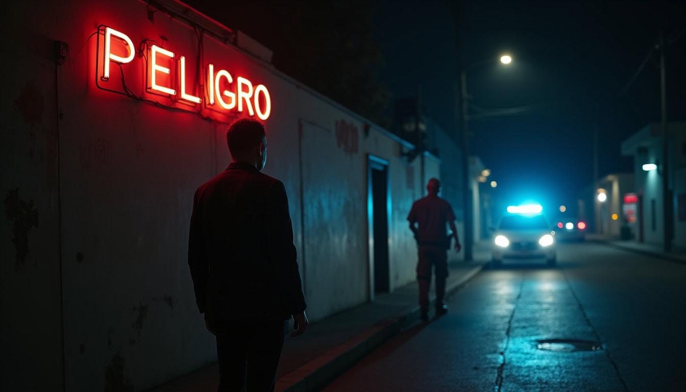 Escena fotorealista de investigación y consecuencias del caso en Argentina, con pistas ligadas a Control.