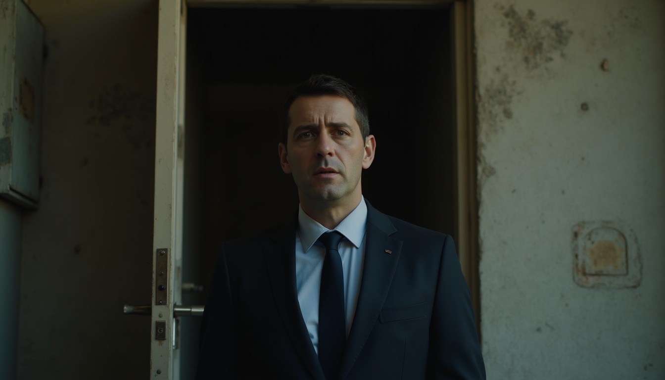 Escena fotorealista de investigación y consecuencias del caso en México, con pistas ligadas a Control, Poder.