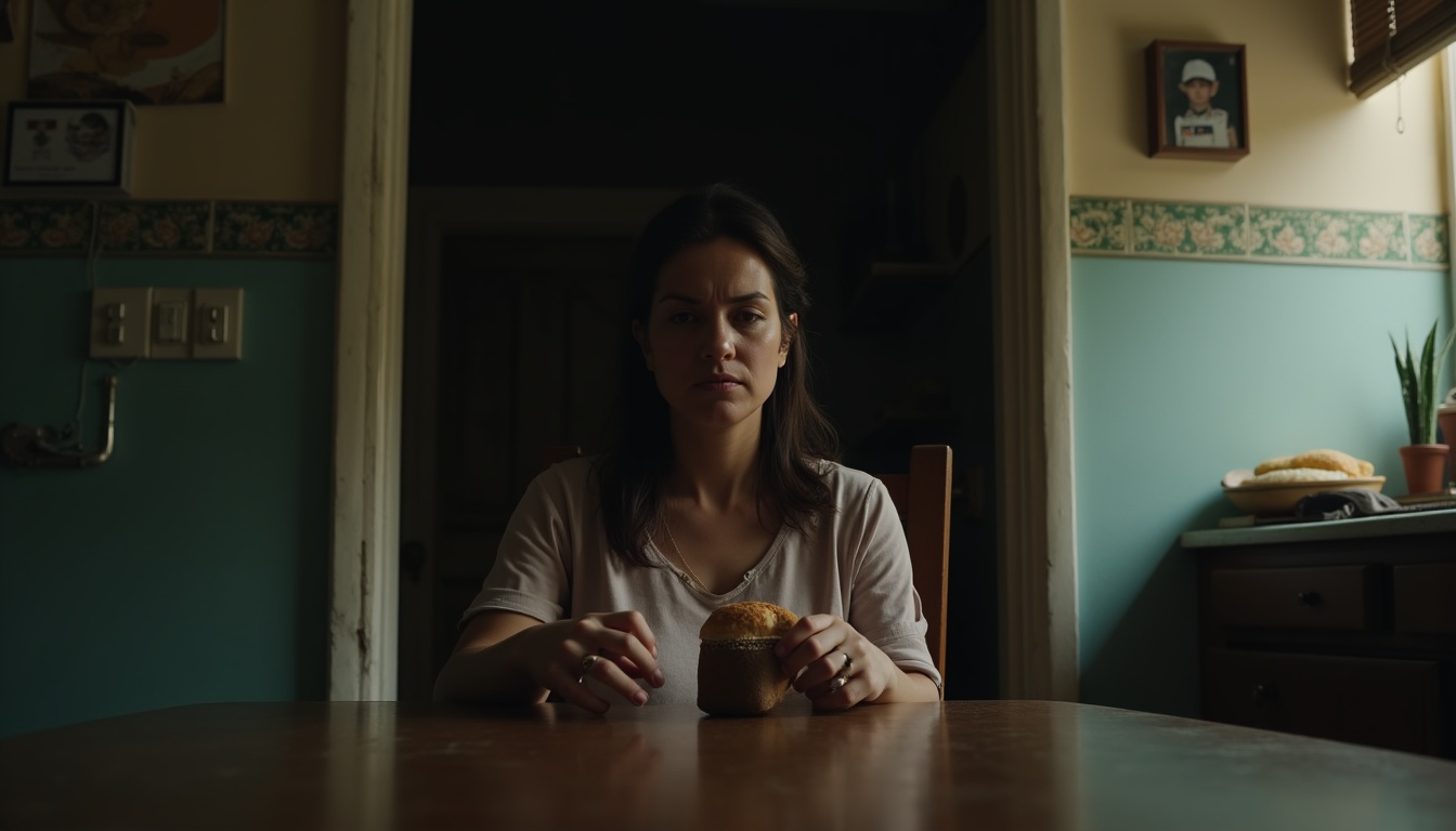 Escena fotorealista del contexto íntimo del caso en España, con señales de Control y relaciones cercanas.