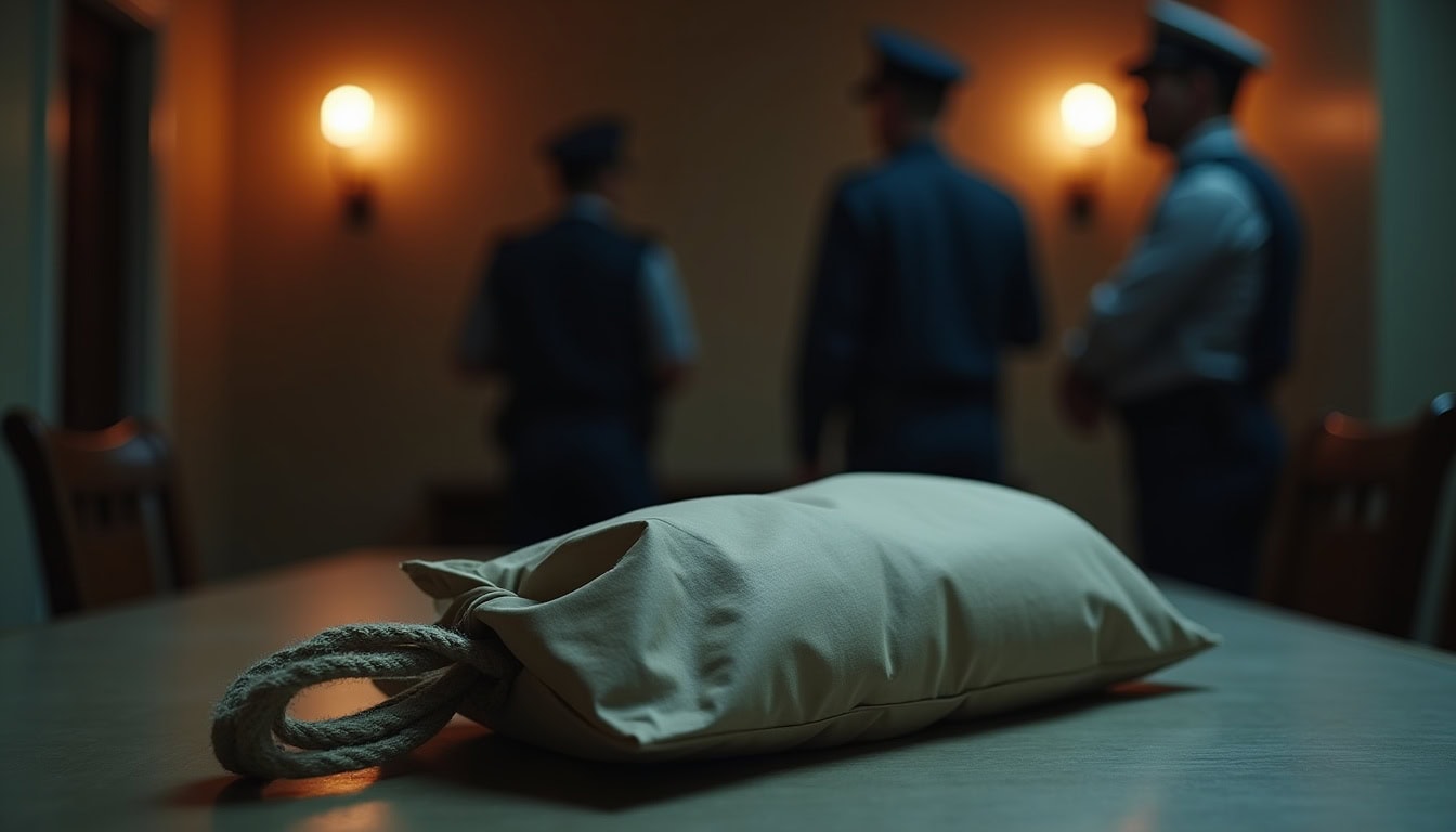 Escena fotorealista de investigación y consecuencias del caso en España, con pistas ligadas a Poder.