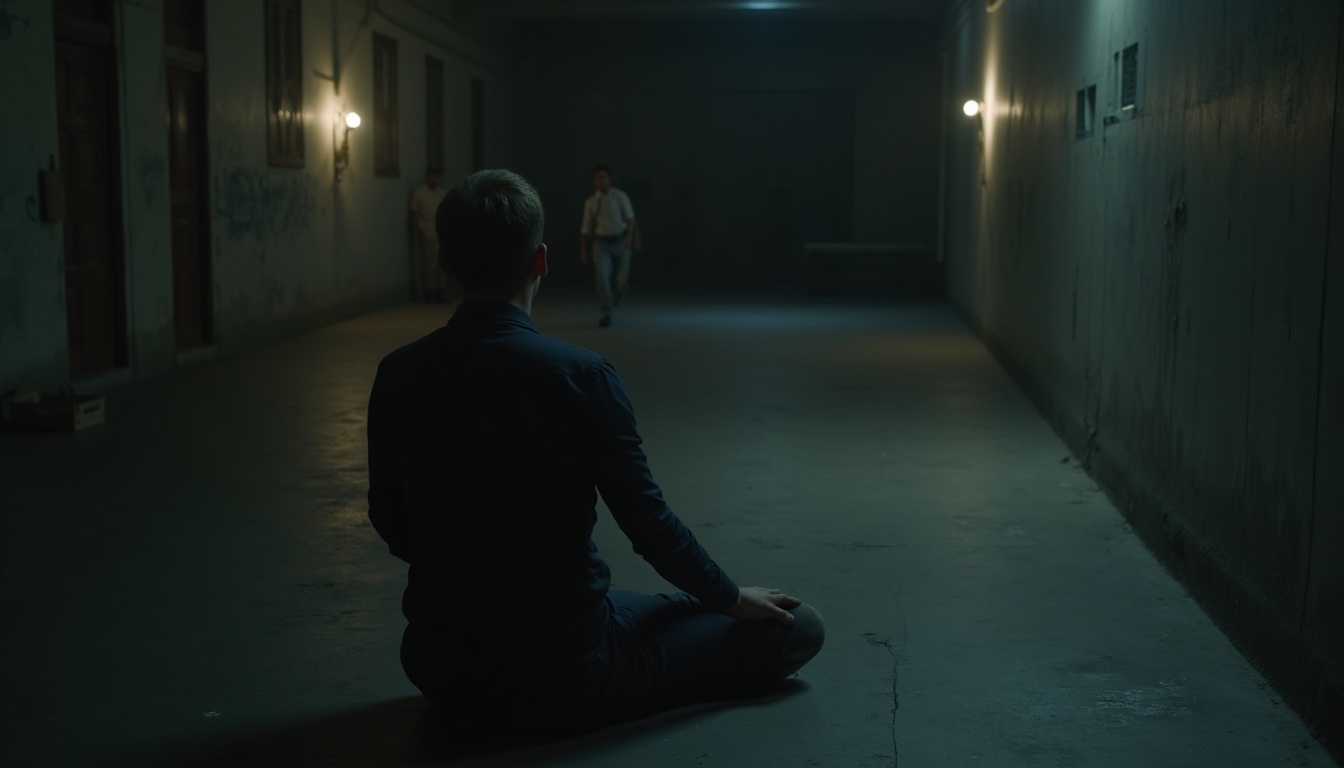 Escena fotorealista del contexto íntimo del caso en México, con señales de un conflicto y Hermanos.