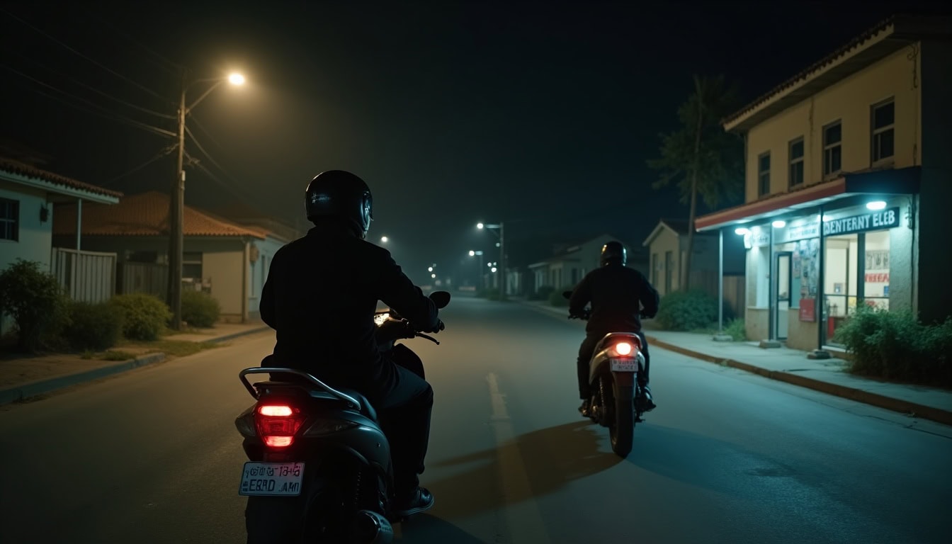 Escena fotorealista del contexto íntimo del caso en República Dominicana, con señales de Dinero, Poder y Padres e hijos, Amigos cercanos.