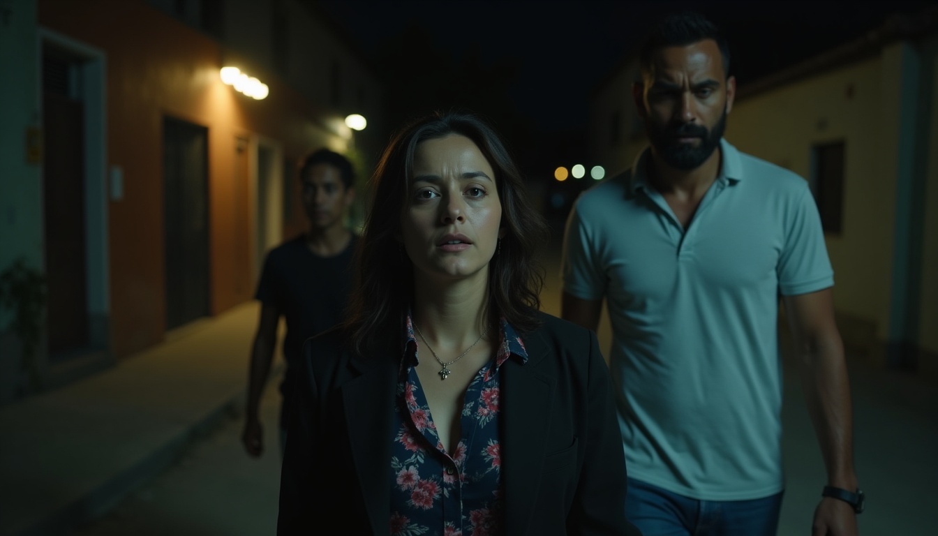 Escena fotorealista de investigación y consecuencias del caso en México, con pistas ligadas a un conflicto.