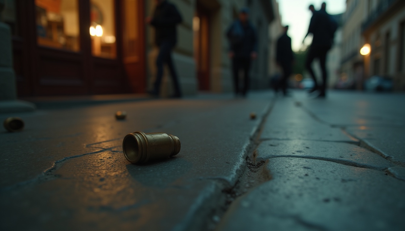 Escena fotorealista de investigación y consecuencias del caso en México, con pistas ligadas a Celos.