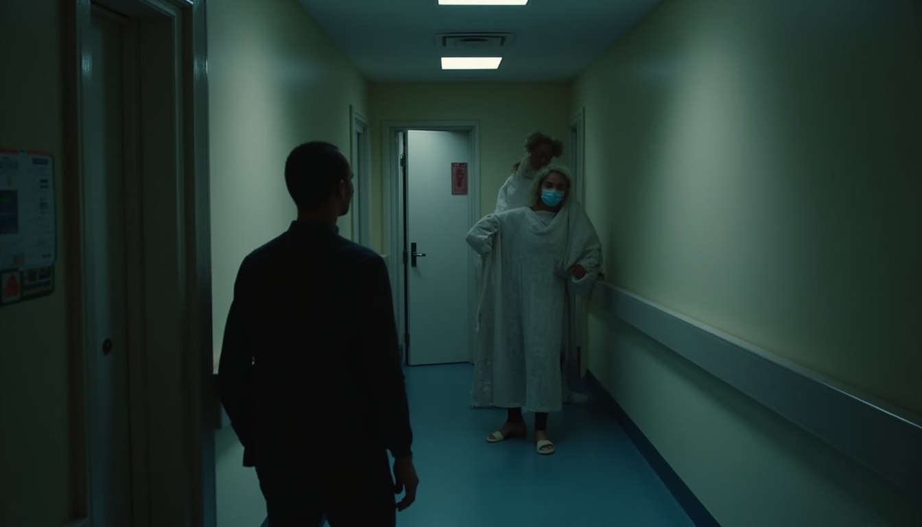 Escena fotorealista del contexto íntimo del caso en República Dominicana, con señales de Dinero y relaciones cercanas.