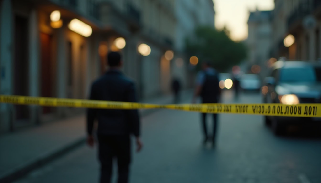 Escena fotorealista de investigación y consecuencias del caso en República Dominicana, con pistas ligadas a Dinero, Poder.