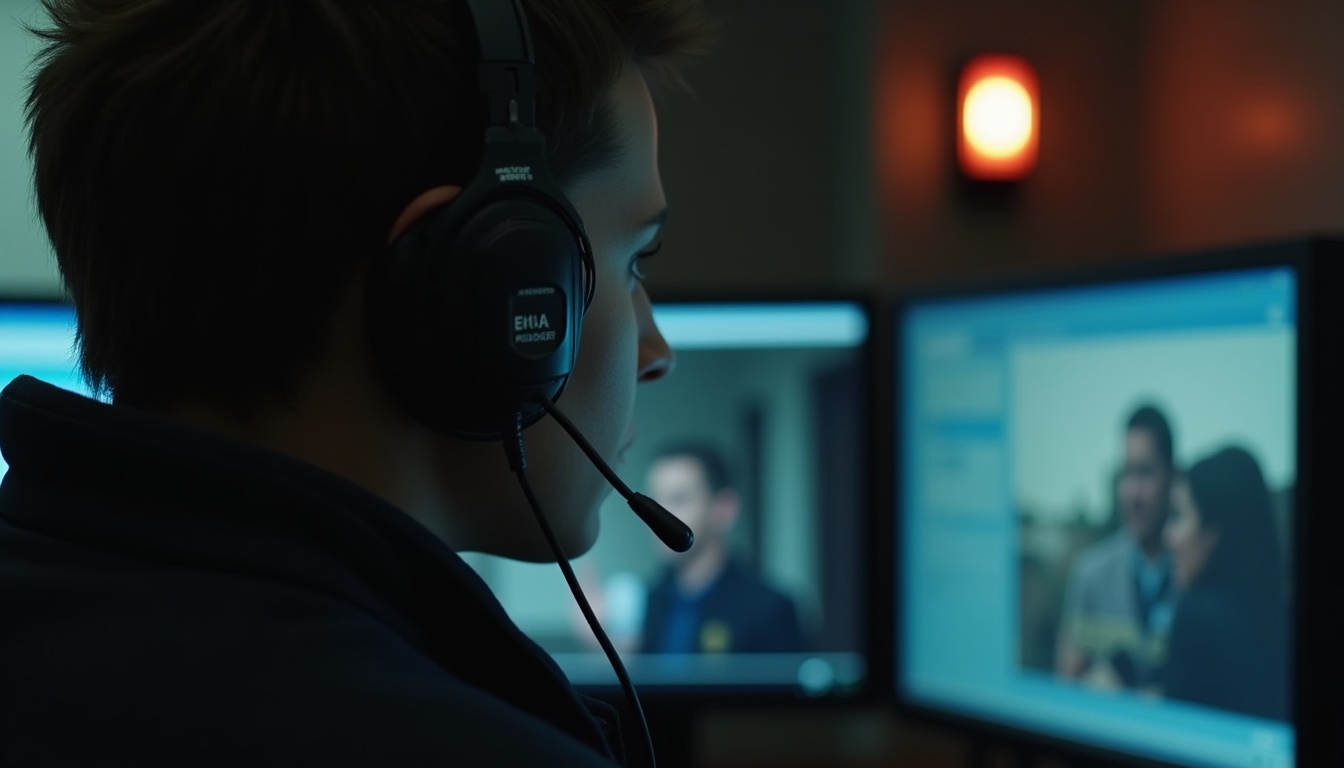 Escena fotorealista del contexto íntimo del caso en Estados Unidos, con señales de Poder y Esposos, Padres e hijos.